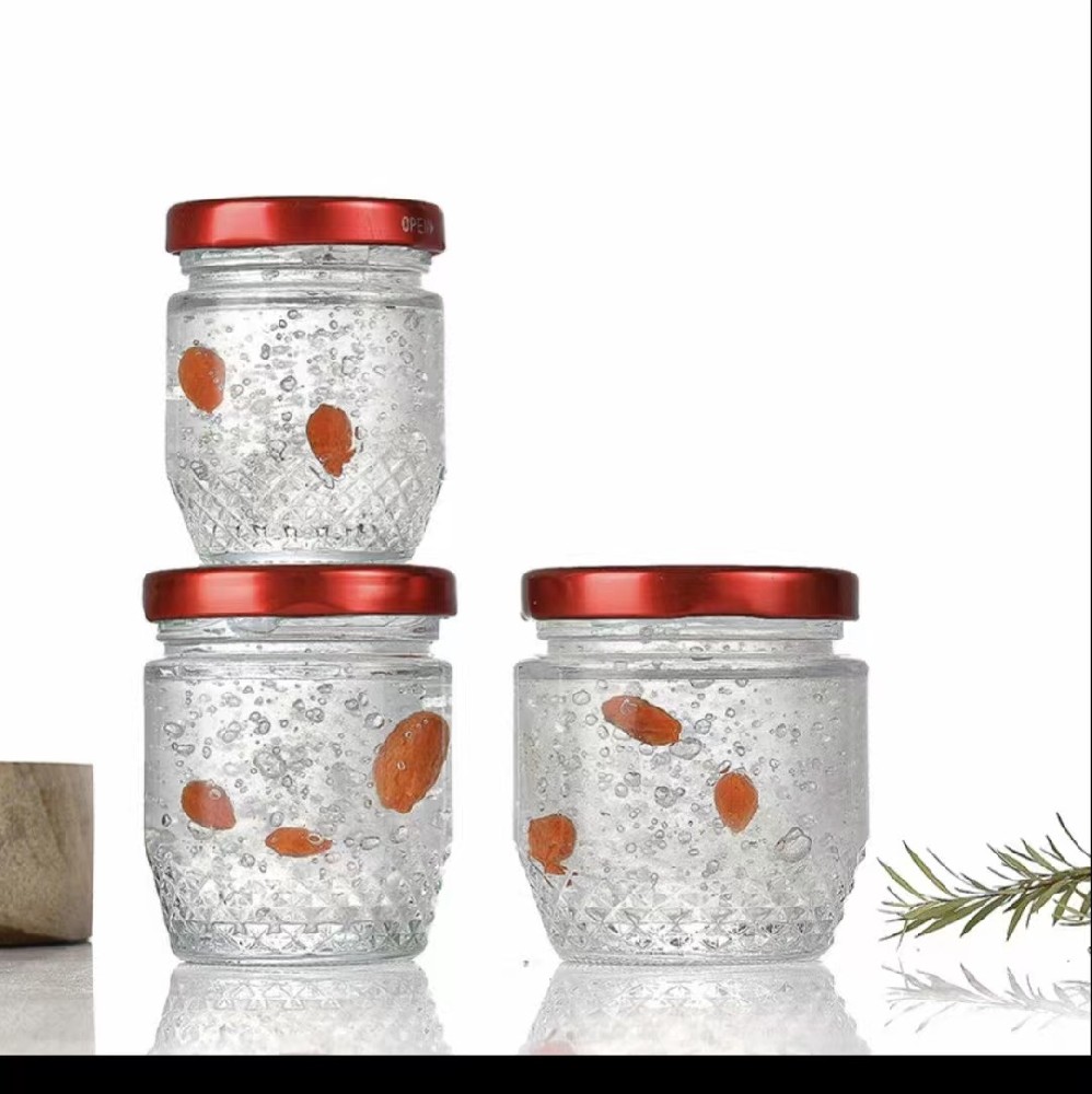 醬菜；果醬；花膠；鮮燉燕窩玻璃瓶